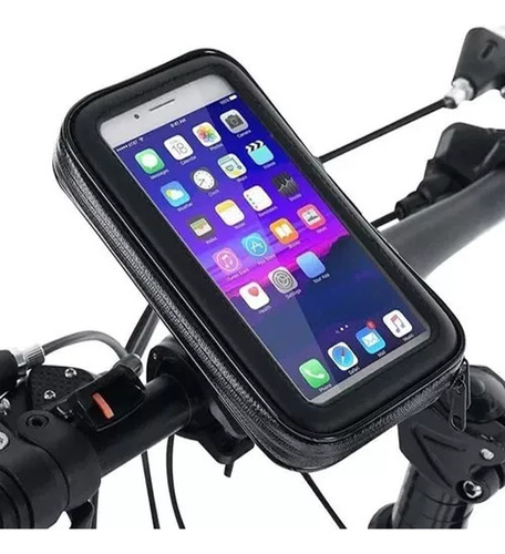 Bolsa Prova D'agua Capa Com Suporte P/ Gps Celular Moto Bike