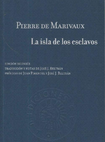 Libro La Isla De Los Esclavos De Pierre De Marivaux