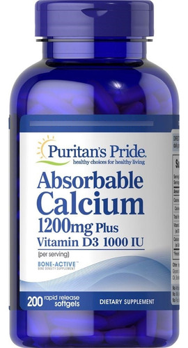 Puritans Calcio Vitamina D3 - g a $121900