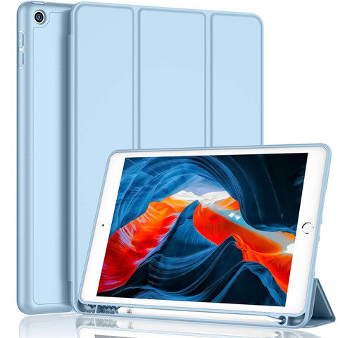 Funda iPad Imieet 10.2 9a/8a/7a Gen Silicona Suave/sky Blue