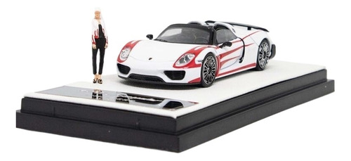 Time Micro 1:64 918 Spyder Blanco/red Flame Luxury [u]