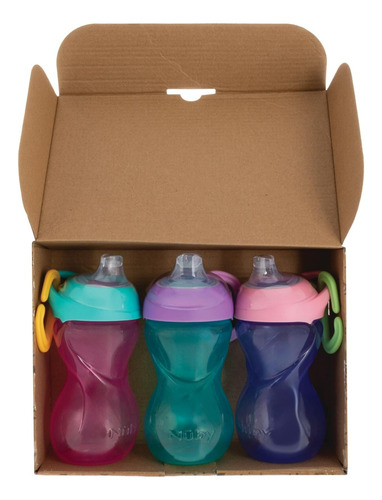 Nuby Sin Derrames Clik -it Boñut Suave Copa De Sorbo Con De