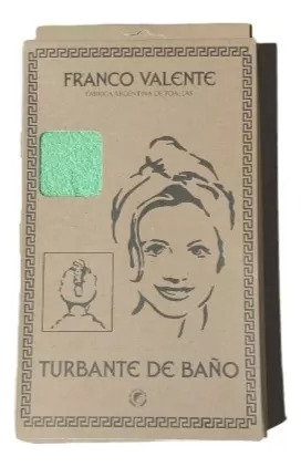 Turbante Toalla De Cabeza Pelo 100 % Algodón Franco Valente