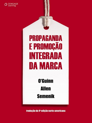 Propaganda E Promoção Integrada Da Marca  Tradução Da 4ª Ed