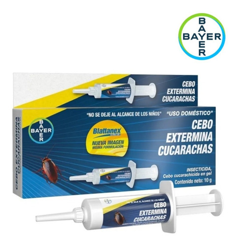 Cebo Extermina Cucarachas De Bayer Jeringa 10grs