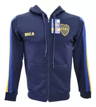 Comprar Campera Boca Juniors Con Capucha Y Bolsillos 2023 Original