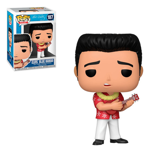 Funko Pop! Rocks Elvis Presley Elvis Blue Hawaii #187 Orig