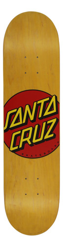 Santa Cruz Tabla De Monopatn Classic Dot Amarillo 7.75 X 31.