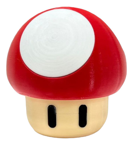 Honguito Mushroom Rojo - Holder - Súper Mario Bros 8cm