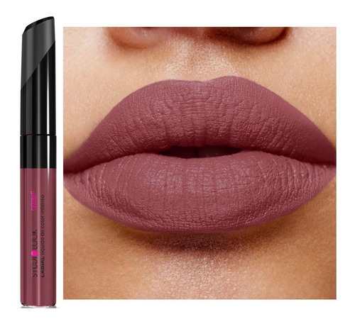 Labial Líquido Mate Studio Look Cyzone Tono Mauve