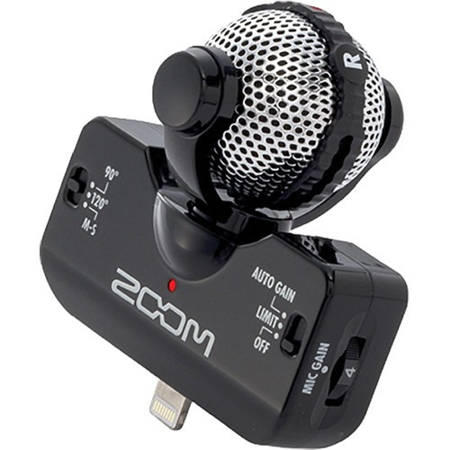 Zoom Iq5 Micrófono Stereo Para iPhone iPod iPad