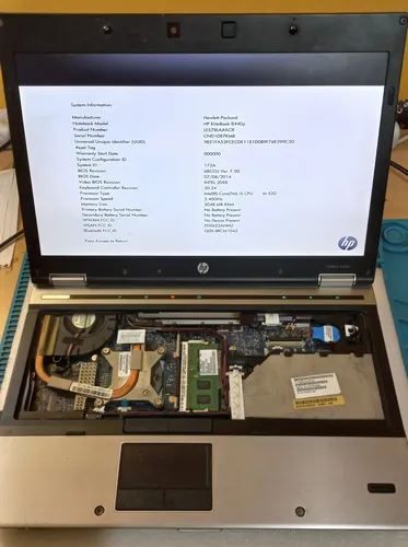 4 Equipos Noteb Hp 8440- I5-m520- Funcionan A Completar/repa (Usado)
