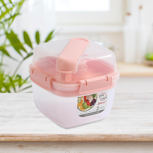 Recipiente De Almoço Para Salada, Tigelas De Salada Rosa