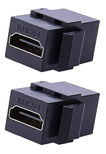 Hdmi Keystone Jack Insertar Igreely 2pack Hembra A Hembra Ac