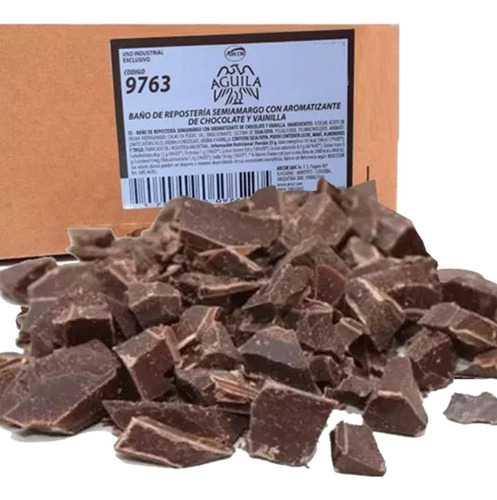 Chocolate Aguila Baño Semiamargo 9763 X Kg Cotillon Sergio 