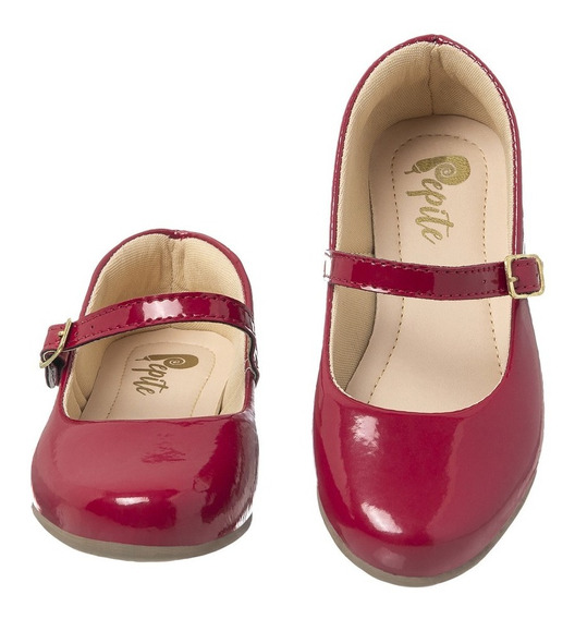 Sapato Vermelho Infantil | MercadoLivre 📦