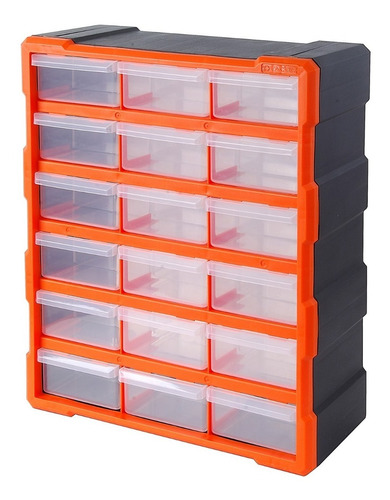 Organizador Plástico 18 Compartimientos Tactix 320634