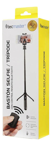 Bastón Palo Selfie Monopod Tripode Control Bluetooth + Luz