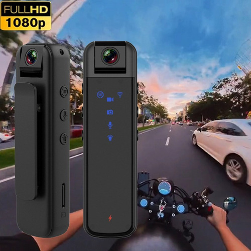 Mz A Cámara De Moto De 1080p Con Lente Giratoria Mini