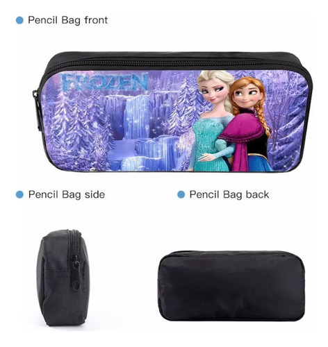 . Set De Mochila Frozen Princess De 3 Piezas, Unisex, 16