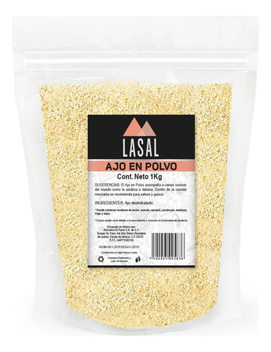 Ajo En Polvo 1 Kilogramo Pouch Resellable