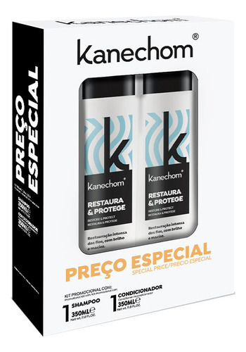  Kit Shampoo Y Acondicionador Restaura-protege Kanechom