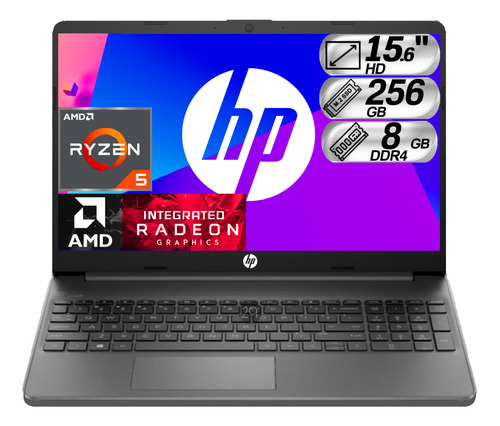 Portátil Gamer Hp Amd Ryzen 5 Ram 8gb 256gb Ssd Con Gráficos