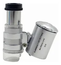 Comprar Lupa Microscopio De Alta Graduacion Con Luz Led Aumento 60x