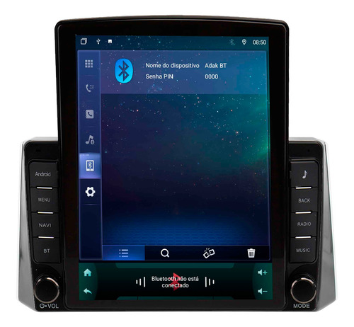 Multimídia Tesla Adak Corolla Cross 20/21 Octa 4+64gb 9.7p