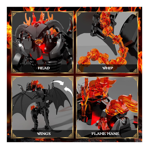 Figura De Bodoscuppie Balrog Monster Build Block Set Of De Y