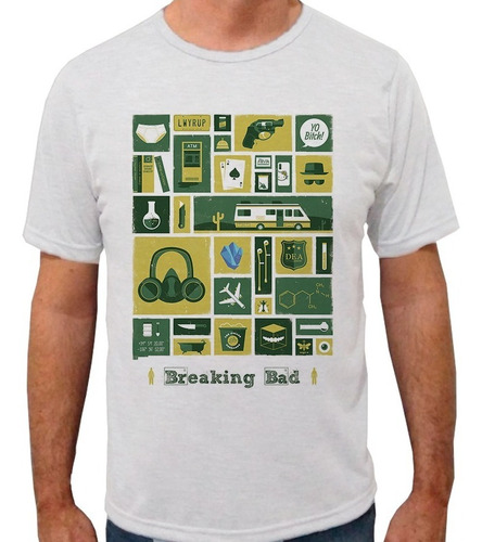 Camiseta Série Breaking Bad Heisenberg Blusa Camisa S/frete