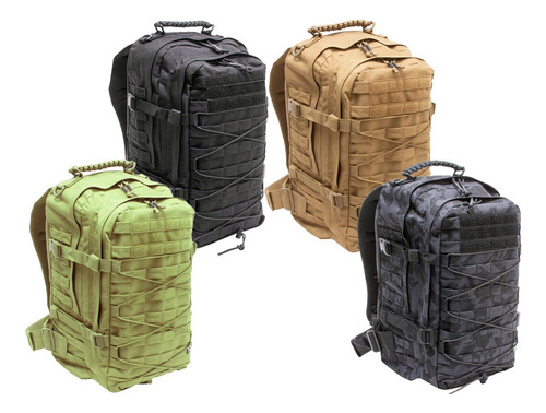 Mochila Guardian Assault 21 L Nylon 600d - Evo Tactical Cor Verde