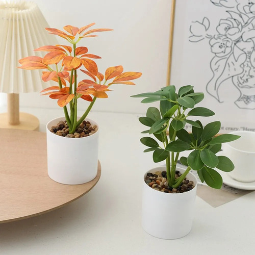 Plantas Artificiales En Maceta Schefflera Octophylla