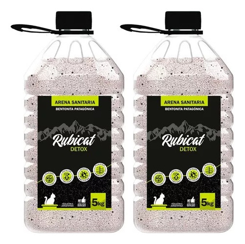 Piedras Sanitarias Detox Rubicat Bidon 5 Kg X 2 Unid