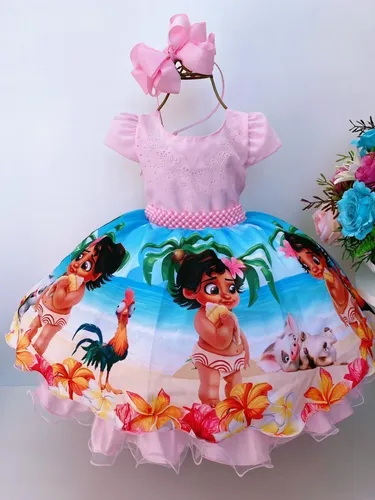 Vestido da hotsell princesa moana