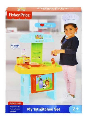 Mi Primer Set De Cocina - Fisher Price Color Azul