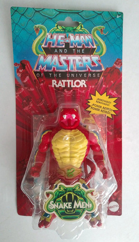 Mattel Masters Of Universe Rattlor (Usado)