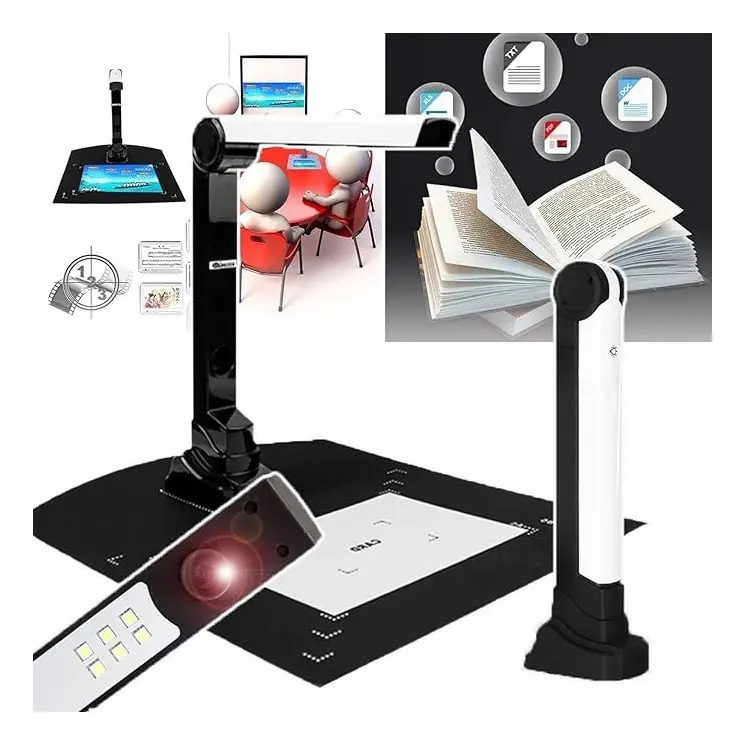 Scanner Knup SCANNER DE MESA KP-IM610Preto/Branco