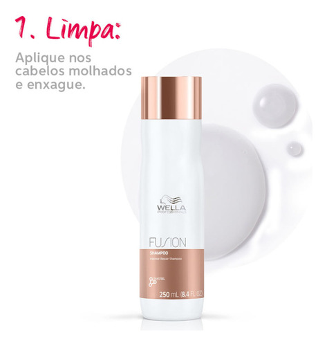 Kit Wella Professionals Fusion - Shampoo 2x250ml