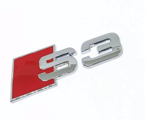 Emblema Audi S3 Para Cajuela Metalico ,sline A3 S4 Logo