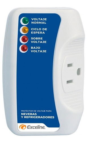 Protector De Voltaje P/ Nevera Y Refrigerador Exceline 120v