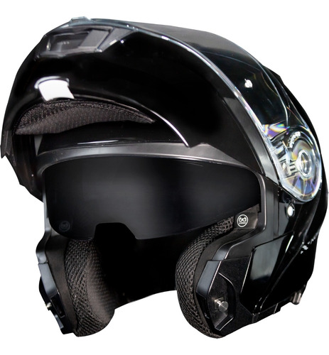 Novo Capacete Norisk Motion Preto Monocolor Black Robocop