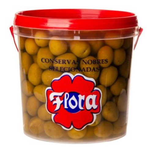 Balde De Azeitona Verde Gordal Flora 2 Kg