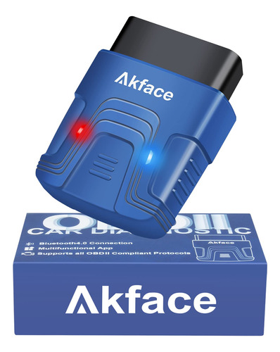 Akface Escáner Bluetooth Obd Ii Para Ios Y Android, Lector.