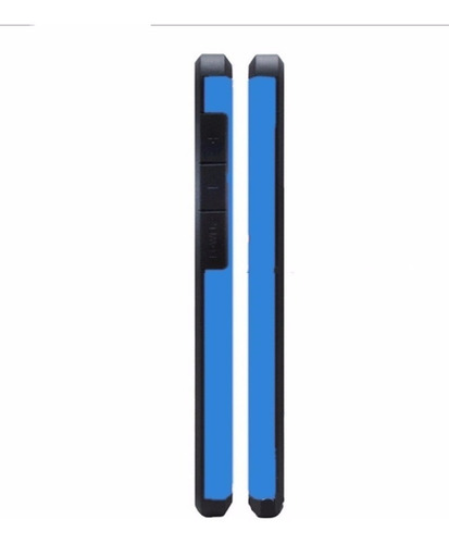 Capa Azul Tpu Emborrachada Alcatel Pop 3 5.0 Pelicula Vidro