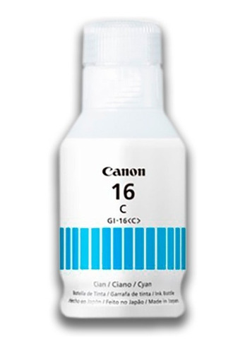 Tinta Canon Gi-16 16 Color Cyan Azul 100% Original Gl-16 