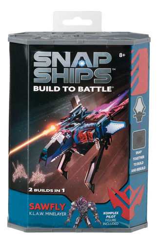 Snap Ships Sawfly K.l.a.w. Minelayer  Juguete Construccion 