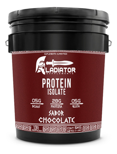 Proteína Gladiator 5 Kg Varios Sabores Chocolate