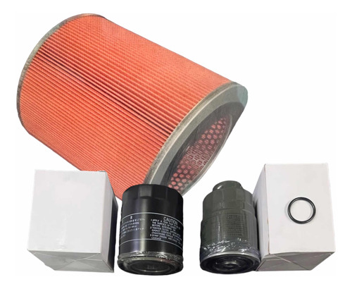 Kit Filtros Aire Aceite Combust Gasoil Para Kia K2700 06/10