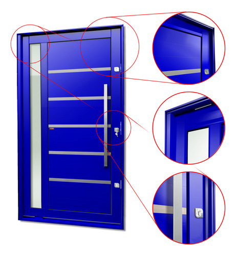 Porta Pivotante Miraggio C/pux.dir.elite Azl 240x130 Brimak